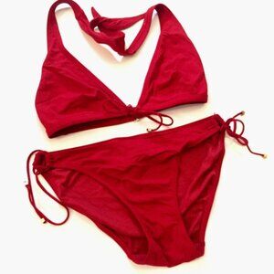 DKNY red bikini